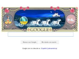 En el 'doodle' del buscador de internet aparecen imágenes de sus obras. ESPECIAL / google.com