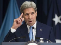 Kerry visitó este miércoles un centro de reasentamiento para refugiados en Silver Spring. EFE / M. Reynolds