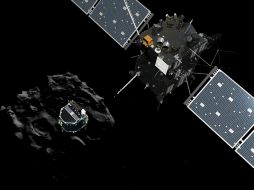 El 67P no presentaba hasta ahora regiones en las que el hielo quede expuesto en la superficie. AFP / ARCHIVO