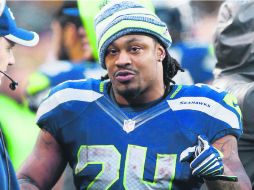 “Beast mode”. La evolución de Marshawn Lynch será observada a lo largo de los entrenamientos de la semana. AP /