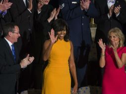 Michelle Obama seguirá enfocada en asuntos como la educación y el apoyo a jóvenes de grupos minoritarios. EFE / ARCHIVO