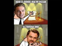 Se generan burlas a Leonardo Dicaprio en relación al premio Óscar FACEBOOK / ARCHIVO