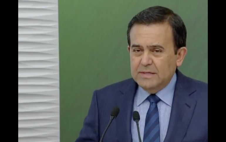 El titular de la SE, Ildefonso Guajardo Villarreal, asegura que México está lejos de una crisis económica. TWITTER / @PresidenciaMX