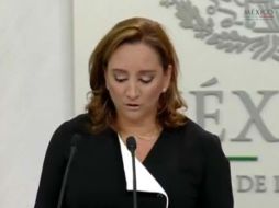 En rueda de prensa sobre la gira de Peña Nieto, Massieu expresó el ''profundo pesar'' del Ejecutivo por el siniestro. TWITTER / @PresidenciaMX