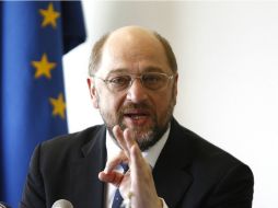 El presidente del Parlamento Europeo, Martin Schulz, advierte de tiempos económicamente difíciles para Europa. NTX / ARCHIVO