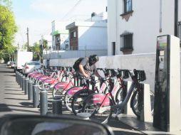 Transportación. Desde que se instauró el programa se han realizado 501 mil viajes en bicicleta. EL INFORMADOR / M. Vargas