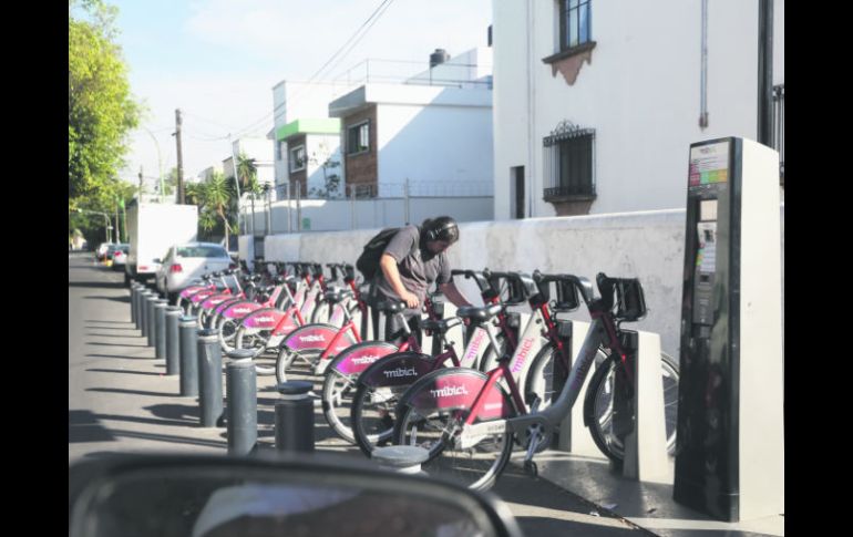 Transportación. Desde que se instauró el programa se han realizado 501 mil viajes en bicicleta. EL INFORMADOR / M. Vargas