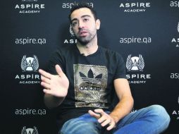 Xavi Hernández afirma que los jóvenes en Doha lo 'ven con mucho respeto'. EFE /