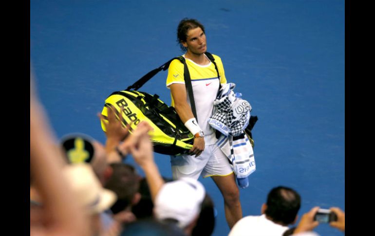 Nadal cayó ante Verdasco por parciales de 7-6 (86), 4-6, 3-6, 7-6 (74), 6-2. AP / S. Kajiyama