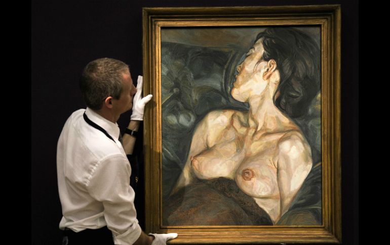 El próximo 10 de febrero en Londres se pondrá a la venta la peculiar pieza titulada 'Pregnant Girl'. TWITTER / @sothebys