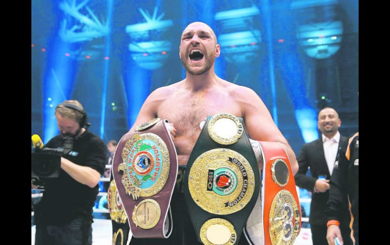 Tyson Fury. Terminó con el reinado de Vladimir Klitschko. ESPECIAL /