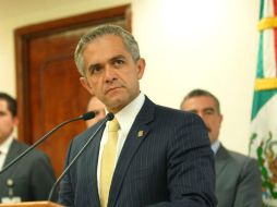 Miguel Ángel Mancera indica que en febrero dará a conocer a las 12 personalidades que le ayudarán a redactar el proyecto. NTX / ARCHIVO