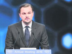 Altruista. DiCaprio donó 15 MDD para combatir el calentamiento global. AFP /