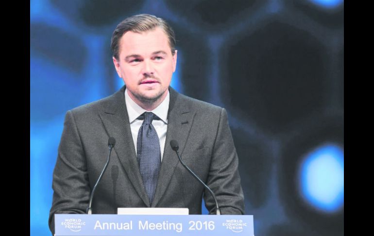 Altruista. DiCaprio donó 15 MDD para combatir el calentamiento global. AFP /