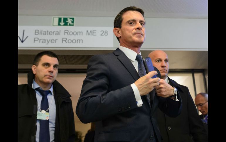 Manuel Valls pidió atender los conflictos en Libia y Siria, de donde se nutren los grupos terroristas. AFP / F. Coffrini