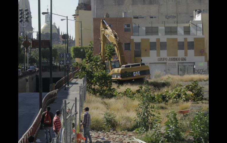 En el lugar construirán tres edificios con cuatro estacionamientos subterráneos. EL INFORMADOR / R. Tamayo