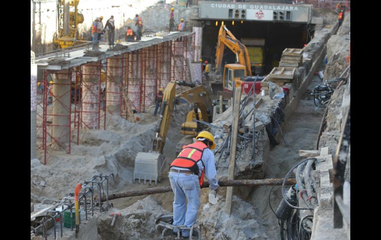 Las obras de ampliación del túnel de avenida Hidalgo presentan un avance superior al 85 por ciento. EL INFORMADOR / ARCHIVO