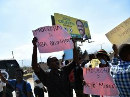 La oposición haitiana anunció una serie de protestas a partir de mañana viernes. AFP / H. Retamal