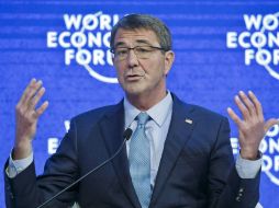 Carter asistió al Foro Económico Mundial de Davos, en Suiza. AP / M. Euler