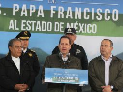 Eruviel Ávila detalló que reubicarán en plazas y parque lo utilizado durante la visita papal. NTX / G. Durán