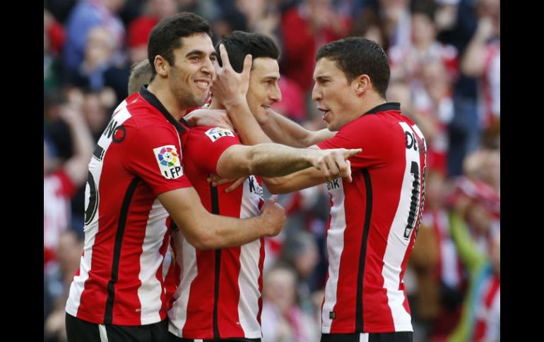 El Athletic aspira a jugar competencias europeas. EFE / L. Tejido