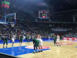 El equipo Merengue al final fue el que tomó oxígeno. TWITTER / @RMBaloncesto