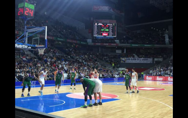 El equipo Merengue al final fue el que tomó oxígeno. TWITTER / @RMBaloncesto