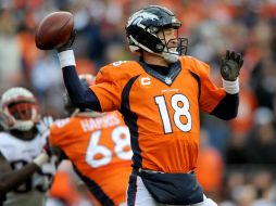 Manning lanzó dos pases de anotación, pero la mejor jugada por parte del quarterback de 39 años llegó en el tercer cuarto. AFP / D. Bradford