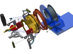 El prototipo cuenta con cuatro motores, de ocho a 10 sensores de movimiento, angulación y visuales. ESPECIAL / dgcs.unam.mx