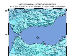 A pesar del terremoto, las instituciones y escuelas siguen trabajando a su ritmo normal. EFE / USGS