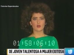 Salma obtuvo su primera oportunidad en telenovelas en 1988 con 'Nuevo Amanecer'. YOUTUBE / Univision