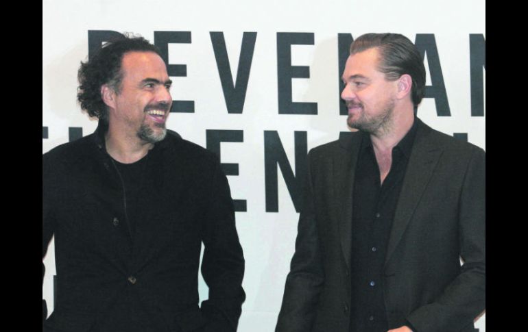 Equipo. Leonardo DiCaprio señaló que sin pensarlo dos veces volvería a trabajar con Alejandro González Iñárritu. SUN /