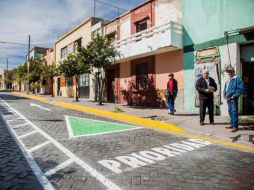 Los trabajos se realizaron en sus cruces con las calles Pino Suárez a Venustiano Carranza y de Humboldt a Baeza Alzaga. TWITTER / @AristotelesSD