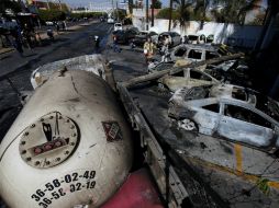 El chofer de la pipa huyó del lugar del incidente el pasado martes. EFE / ARCHIVO