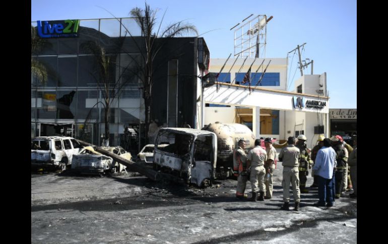 La explosión dejó siete personas heridas. SUN /