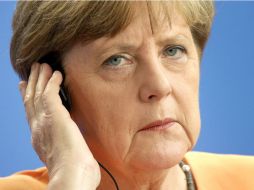 Ángela Merkel pretende reducir el número de refugiados en Alemania, que parece el único destino para ellos. EL INFORMADOR / ARCHIVO