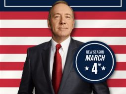 La cuarta temporada se estrena el próximo 4 de marzo. TWITTER / @HouseofCards