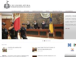 Borde político considera que el portal del Congreso tiene gran cantidad de información. ESPECIAL / congresojal.gob.mx