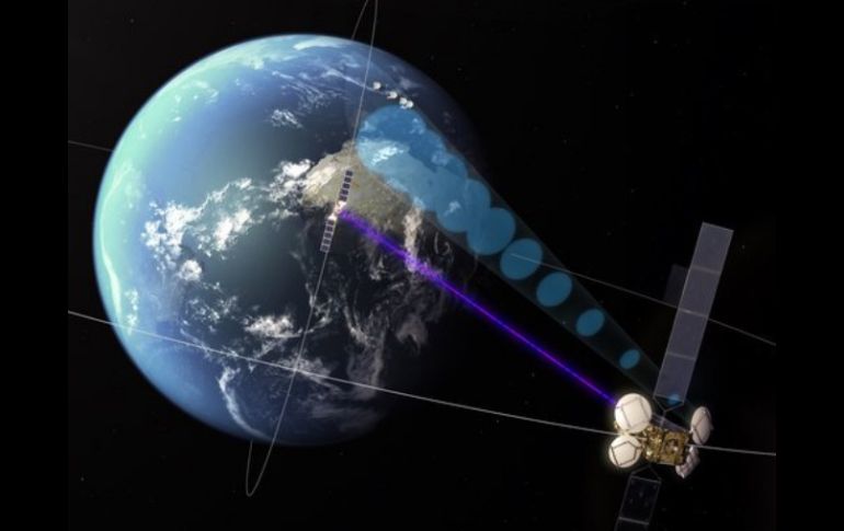 El programa revolucionará las conexiones en la Tierra y permitirá enviar 50 terabites diarios de información al planeta. TWITTER / @esa