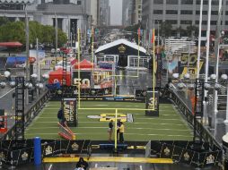 La zona del NFL Experience, en Santa Clara, California, recibirá a los aficionados durante la semana. AP / E. Risberg