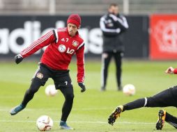 Javier Hernández no ha anotado este año con el Bayer, y hoy se presenta una oportunidad, en el papel, inmejorable. TWITTER / bayer04_es