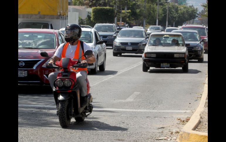 La Secretaría de Movilidad suspendió las multas a motociclistas hasta que se determine qué se hará en relación al reglamento. EL INFORMADOR / A. Hinojosa