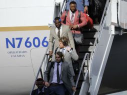 El vuelo de Denver a San José, California, se demoró una hora. Aun así, los Broncos fueron los primeros en llegar. AP / D. Phillip