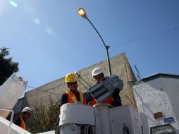 En El Santuario 20 manzanas serán intervenidas con 97 nuevas luminarias. EL INFORMADOR / M. Vargas