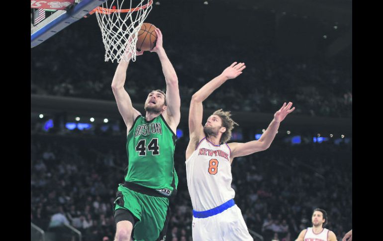 Buena racha. Los Celtics consiguieron su quinto triunfo en los últimos seis partidos. AP / J. Jacobson