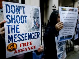 Assange dijo que si el panel de ONU falla en su contra abandonará la embajada voluntariamente y aceptará ser arrestado. AP / K. Wigglesworth