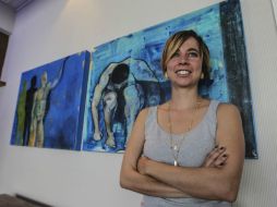 María Vargas resalta que se encuentra muy contenta por la crítica recibida en su anterior exposición. EL INFORMADOR / F. Atilano