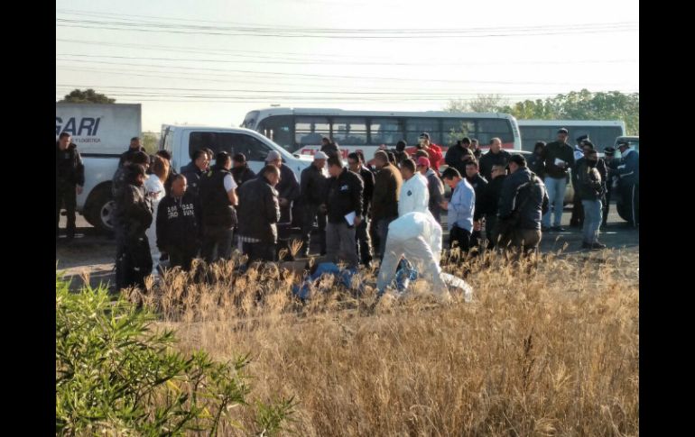 Los cuatro cuerpos fueron hallados este miércoles en el cruce de la carretera a Chapala y la carretera a La Alameda. EL INFORMADOR / ARCHIVO