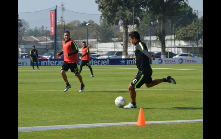 Este jueves, América tuvo un entrenamiento basado en un interescuadras. TWITTER / @ClubAmerica