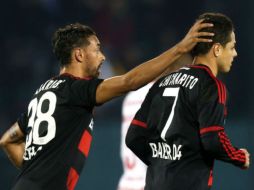 El equipo de Javier 'Chicharito' Hernández tendrá una difícil prueba. TWITTER / @bayer04fussball